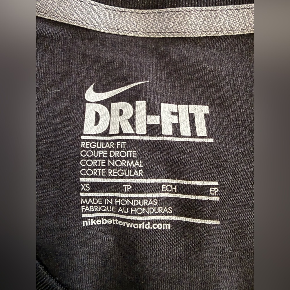 Bundle: 2 Nike Dri-FIT V-Neck Tees | Black | Size x-Small - Picture 2 of 5